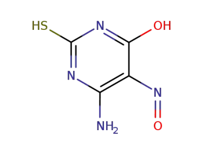 4-amino-6-hydroxy-5-nitroso-2-thiopyrimidine