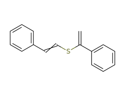 α-styryl-β-styryl sulfide