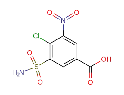 4-chloro-3-nitro-5-sulfamoylbenzoic acid