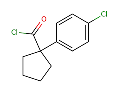 1-(4-chlorophenyl)cyclopentane-1-carboxylic acid chloride