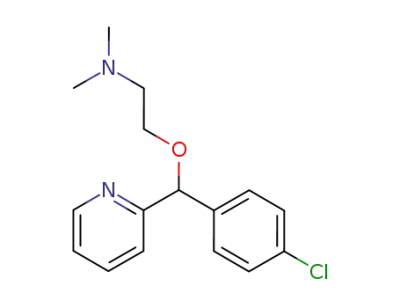2-[(4-chlorophenyl)-2-pyridinylmethoxy]-N,N-dimethylethanamine
